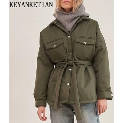 Женские осенние парки KEYANKETIAN China At AliExpress