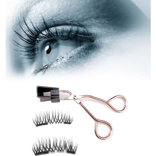 Quantum Magnetic Lashes Applicator Curler with No Glue Reusable False Eyelashes