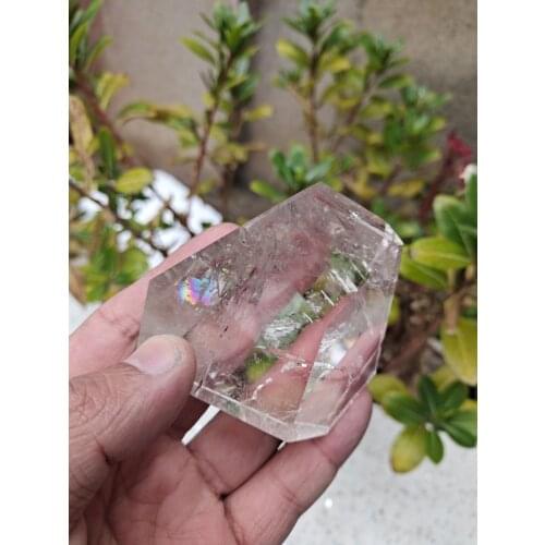 Natural clear quartz crystal free form polished healing