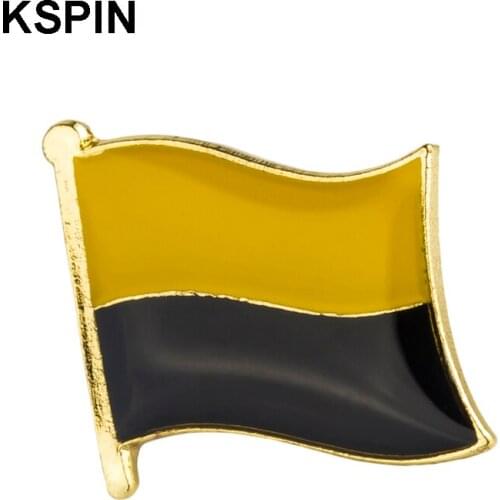 Germany Sachsen-Anhalt Badge Metal Germany Flag Badge Badges for Clothes Button on Brooch Plating Brooches for Jewelry