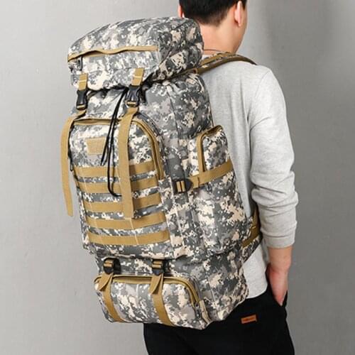 Extra Large 80L Travel Backpack Hiking Camping Rucksack Luggage Bag Waterproof