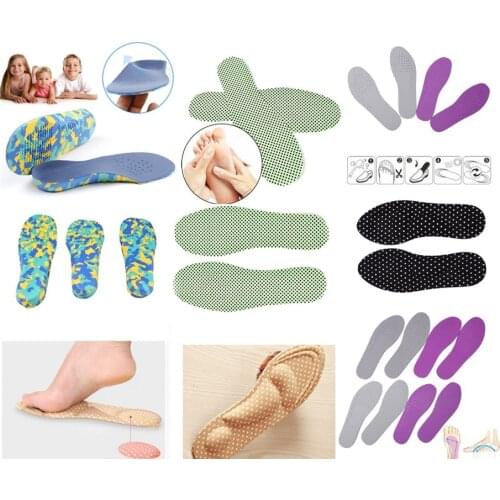 1Pair Adults Children Flat Foot Arch Support Orthotic Pads Correction Orthopedic Insoles for Children Shoes Health Insole