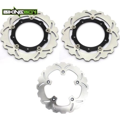 BIKINGBOY Front Rear Brake Discs Rotors Disks T-MAX XP 530 12 13 14 15 XP530 ABS / Iron / LUX MAX 16 17 18 19 20 21 Full Set