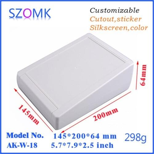 Szomk distribution box wall mounting plastic box electronics (4pcs) 145*200*64mm abs switch enclosure electronical junction box