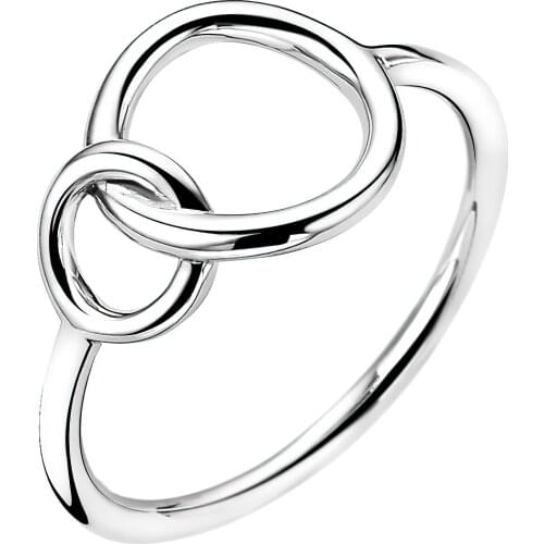 DARK DIAMOND-Eclipse ring in 925 sterling silver. Comfortable jewel for daily use