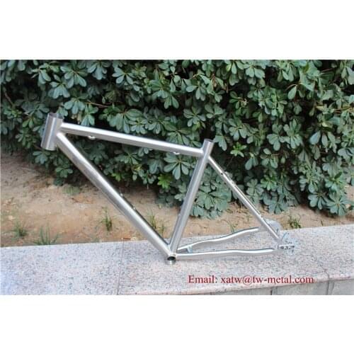 XACD titanium MTB bike frame with sliding dropout titanium cyclocross bike frame with sliding dropout