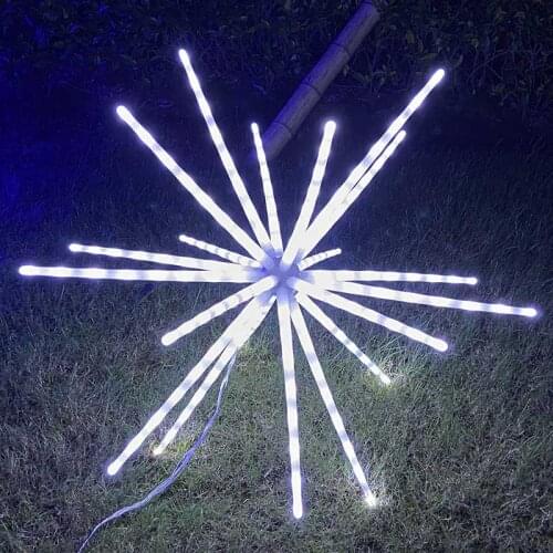IP65 Waterproof Garden Decorative Outdoor Firework Lights for Walkway Patio Lawn Backyard Christmas Party Decor with Mode Change