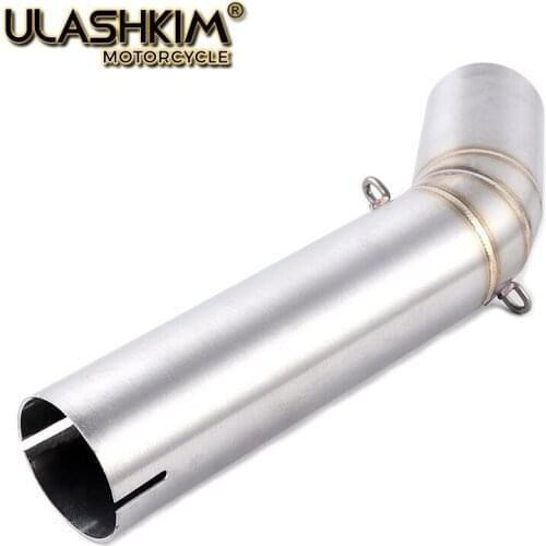 K7 GSXR 600 750 GSXR700 GSXR750 Motorcycle Exhaust Muffler Middle Link Pipe Tube Slip On For Suzuki GSX R600 R700 R750 K7 K8