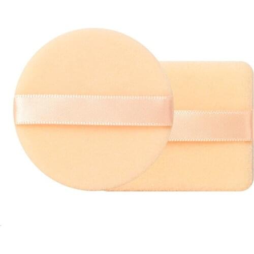 2Pc/Sets Beauty Facial Face Body Powder Puff Label Powder Puff Makeup Foundation Loose Powder Sponge Puff Cosmetic Sponge