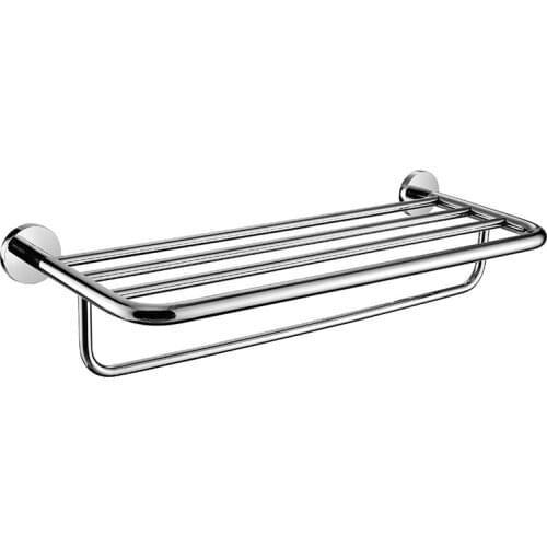 2016 SUS 304 Stainless Steel 60cm Bathroom Towel Racks With Towel Bar and Brief Fixed Bathroom Towel Holder