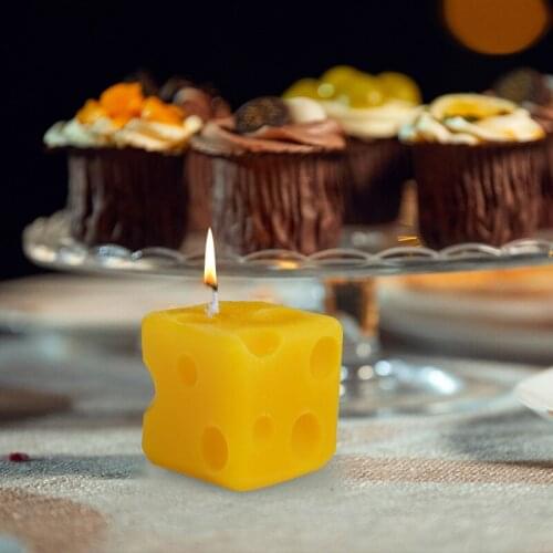 3D Candle Molds Square Cheese Silicone Mold Multiple Styles Handmade Resin Soap Crafts Model Cylinder DIY Candle Making Supplies