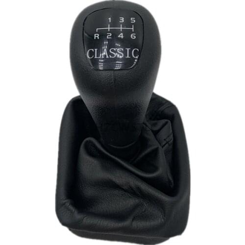 6 Speed Car Gear Shift Knob Gaiter Boot Cover For Mercedes Benz W202 C 93-01 For W208 CLK 97-03 W210 E 95-03 Classic