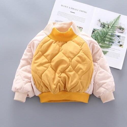Velvet High Collar Pullover Children Kids Baby Long Sleeve Thicken Outwear Tops 12M-5Y New Fashion Warm Winter Boys Sweatshirt