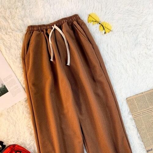 BiggOrange Women's Corduroy Trousers China