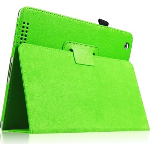 Cover Case For iPad 2 3 4 Folio Flip PU Leather for iPad 2 with Retina DISPLAY ipad 4 ipad3 Stand Pencil Holder Cases auto sleep