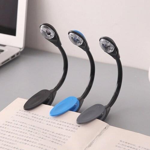 Simplicity Brightness Light Small Reading Light 3 Lighting Modes Small Clip Light Eye Protection Clip Single Pole Lamp