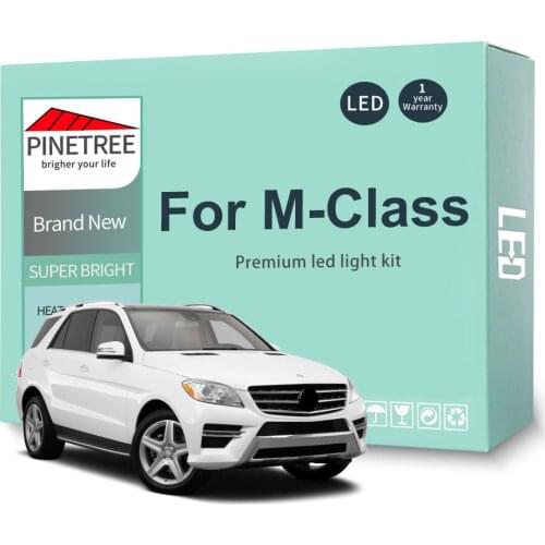 Led Interior Light Kit For Mercedes Benz M-Class W163 W164 W166 1998-2016 LED Bulbs Canbus