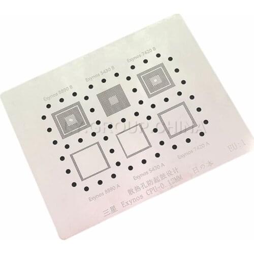 BGA Reballing Stencil Kit Square Hole for Samsung A/C/S/J/NOTE Series Exynos Mobiles Motherboard IC CPU Chip Japan Quality