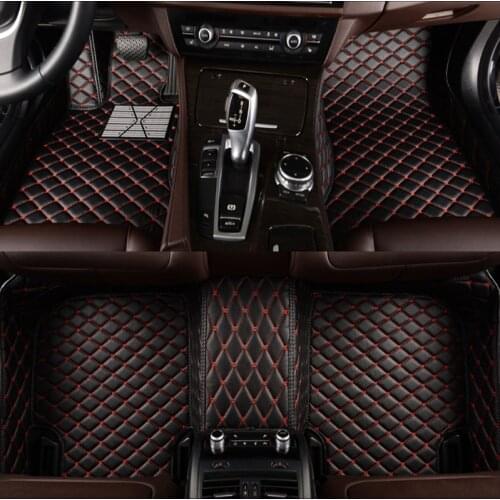 Leather Car floor mat carpet rug for Mercedes Benz CLS350 GL450 ML350 GLK GLE GLA C180 C200 W164 W169 W176 W204 W205 W245 W246