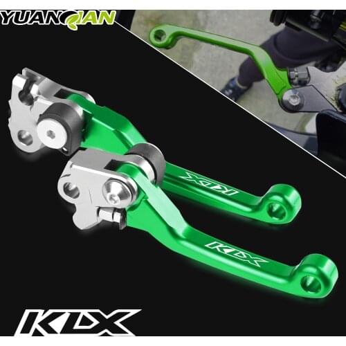 Fit For Kawasaki KLX125 KLX250 KLX 125/250 DTRACKER KLX150S KLX150BF KLX450R Aluminum Alloy Folding Clutch lever Brake Lever set