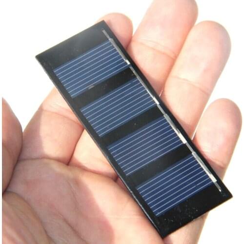 Wholesale! 50PCS/Lot Mini Solar Panel 0.2W 2V 78.8*28.3MM Epoxy Solar Module Easy DIY Charger/Toys Education Kits Free Shipping