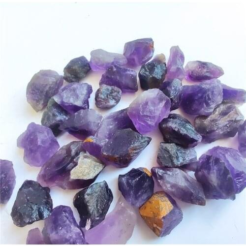 Natural Raw Amethyst Crystal For Healing Stones Minerals Specimen Rock Stone Reiki Healing Home Decoration