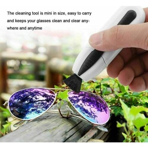 Fashion Professional Glasses Cleaner Best Eyeglass Sunglass Eyewear Clean Brush Maintenance Vision Care Clean Glasses tool