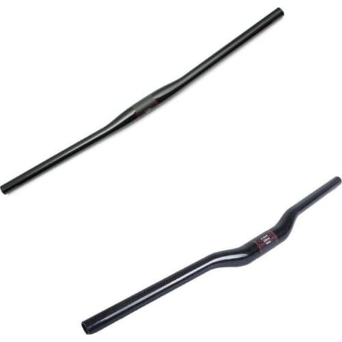 31.8mm Full Carbon Fiber Straight Handlebar MTB Bike Bicycle Flat Bar Riser Bar Model:Riser Length:720mm