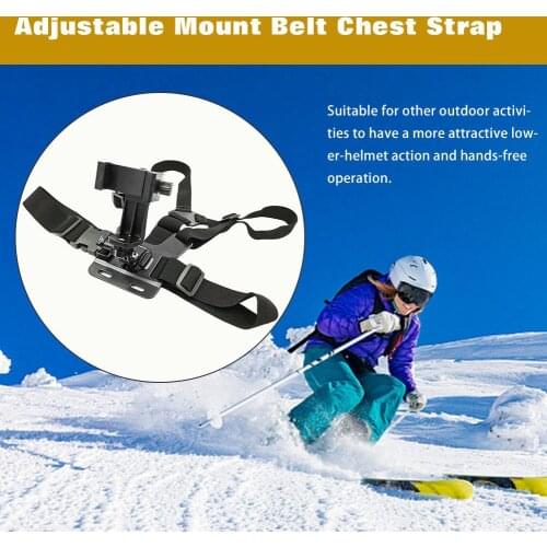 Adjustable Camera Holder Outdoor Skiing Biking Strap Elastic Comfortable Wear Camera Belt Camera Accessories For GoPro