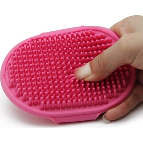 Pet Dog Cat Bath Glove Brush Comb Rubber Hair Fur Grooming Massaging Mit Pet Shower Dog Brush Hair Remove