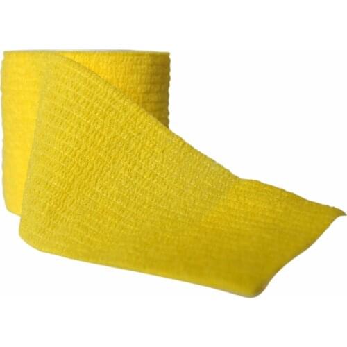 24pcs/Lot Self Adhesive checkerboard 5cm x 4.5m elastic Nonwoven Cohesive Bandage Adherent Wrap sports protection