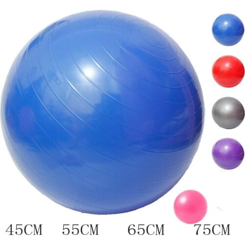Sports Yoga Balls Bola Pilates Fitness Gym Balance Fitball Exercise Pilates Workout Massage Ball 45cm 55cm 65cm 75cm 85cm