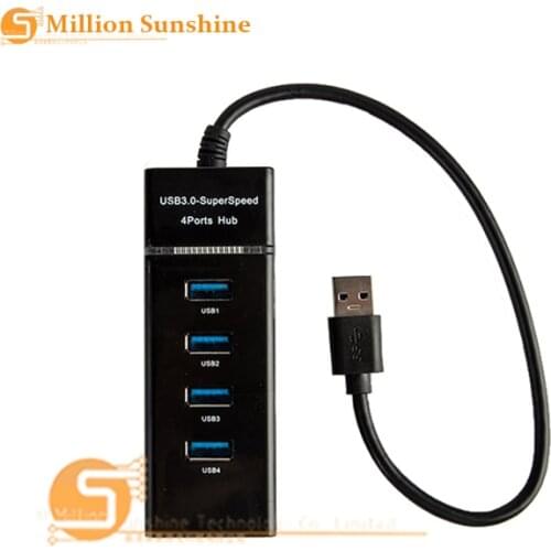 Raspberry Pie Expansion Usb3.0hub 4-Port splitter 3 hub Speed USB PC cable Splitter