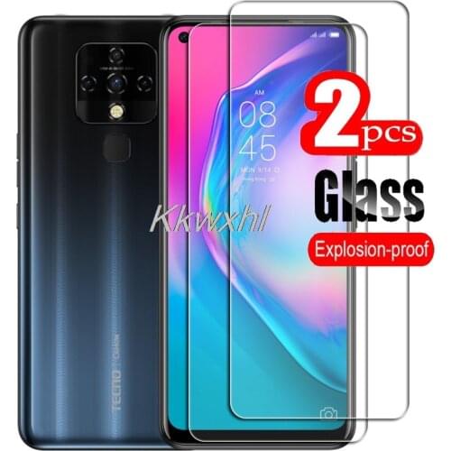 2PCS FOR Tecno Camon 16 SE High HD Tempered Glass Protective On Camon16 16SE CE7, CE7j, CE9h Phone Screen Protector Film