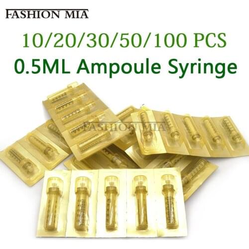 0.5ML Syringe Ampoule Head Hyaluronic acid Pen for Atomizer lips Injection Meso Gun Wrinkle Removal Beauty Lip Filler Injection