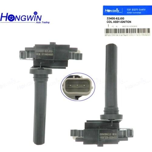2 Pcs 33400-62J00 Ignition Coil For Chevrolet Metro Tracker Fiat Sedici Suzuki Baleno Carry Kasten FD 3340062J00 33400 62J00