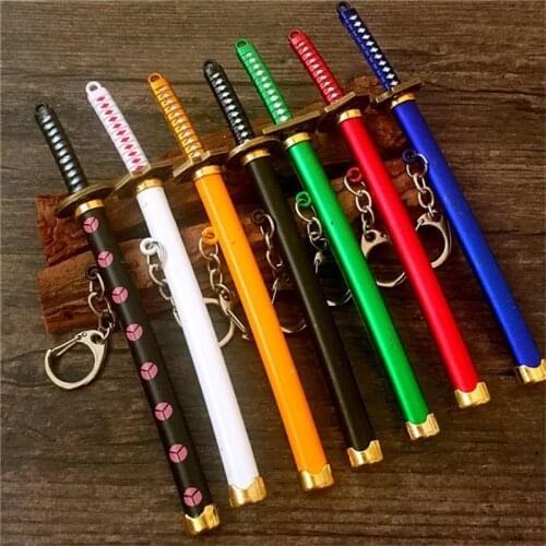 Sword Keychain Buckle With Toolholder Scabbard Katana Sabre Car Key Chains Gift Keyrings