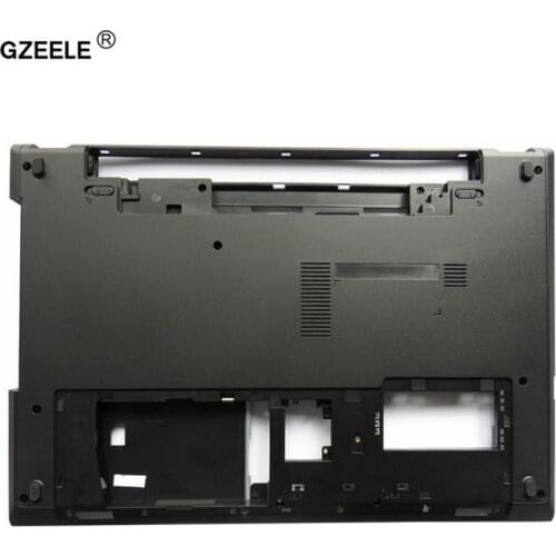 GZEELE New laptop Bottom base case lower cover For DELL Inspiron 15 3541 15 (3542) 3543 15C-1528 15CR 4528 3546 3548 3549 black