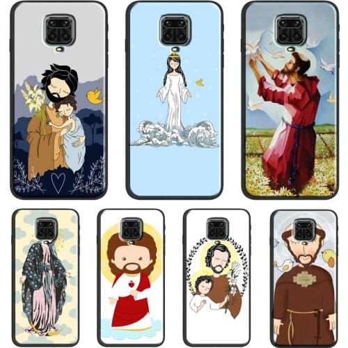 Jesus Couple Amen Cruz Amor Case For Xiaomi Redmi Note 10 Pro 7 8 9S 8T Note 9 Pro Back Cover For Redmi 9A 9C 9T 7A 8A