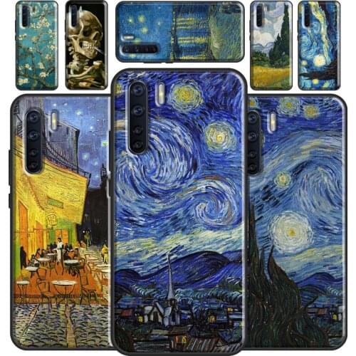 Van Gogh Art Oil Painting Case For OPPO A31 A53 A5 A9 2020 A52 A72 A83 A91 A93 A15 A3S A5S A1K Reno2 Z Phone Cover