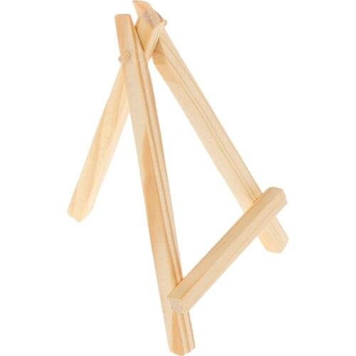 5pcs Mini Artist Wooden Easel Wood Wedding Table Card Stand Display Holder