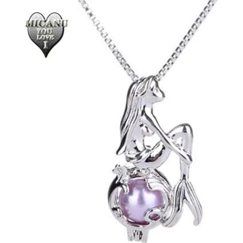Colares pearl long pendant mermaid cute chain choker aesthetic colier femme name necklace personalise sale ofertas relampago2020