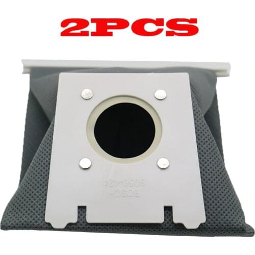 2PCS/LOT Washable Vacuum Cleaner Type G Cloth Dust Bags TypG For Bosch SIEMENS BSG6 BSG7 BSGL3126GB GL30 ProEnergy Hoover Bag