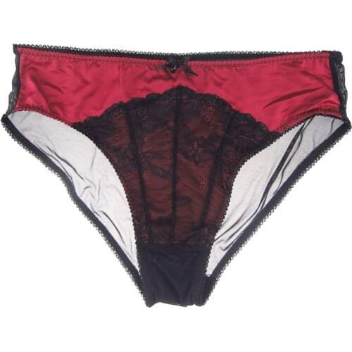 MiaoErSiDai Womens Sexy Back Mesh Panties High Quality Breathable Panty Hollow Briefs Plus Size Girls Underwear L-4XL K-351