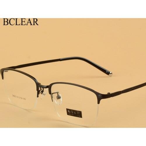 BCLEAR Eye Glasses Men Women Eyeglasses Frame for Male Optical Lens Prescription for Mens Myopia Diopter Eyeglass Square Retro