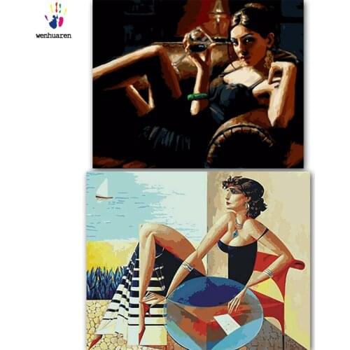 DIY colorings pictures by numbers with colors Live action and anime picture drawing painting by numbers framed Home