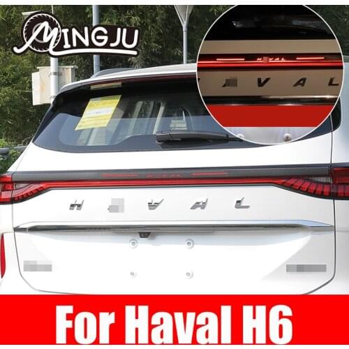 Stickers Decals High Mounted Stop Brake Lamp Light Car Styling Rear Fog Lamp Sticker For Haval H6 2021 2022 3th Special Purpos