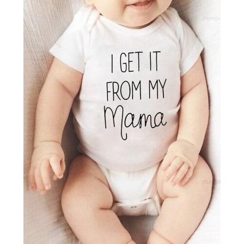 New Born Baby Clothes Baby Onesie Cotton Toddler Rompers Newborn Boy Long Sleeve Jumpsuits Printing Mama onesie onesies