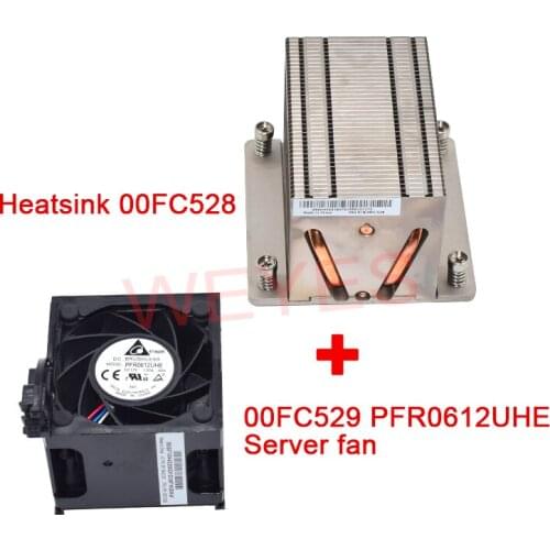 00FC529 PFR0612UHE Server fan heatsink 00FC528 for lenovo RD 450 RD650 heatsink fan assembly Refurbished