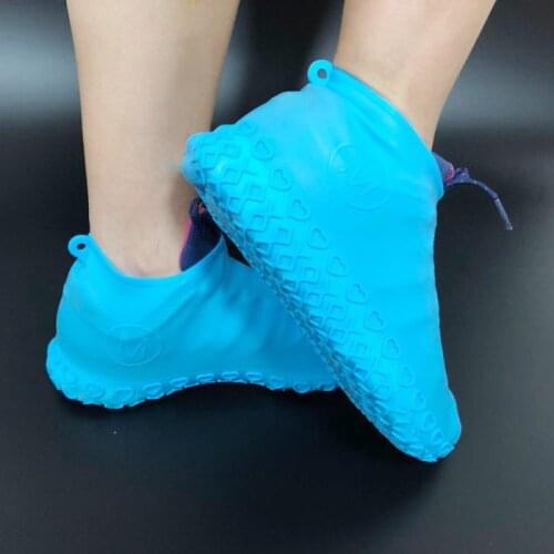 Waterproof Shoe Cover Silicone Material Unisex Shoes Protectors Rain Boots For Indoor Outdoor Rainy Days
